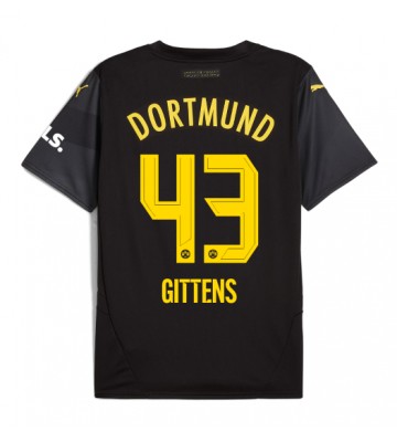 Borussia Dortmund Jamie Bynoe-Gittens #43 Udebanetrøje 2024-25 Kort ærmer